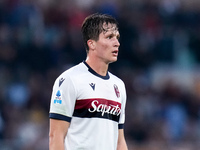 Giovanni Fabbian of Bologna FC looks on during the Serie A Enilive match between AS Roma and Bologna FC at Stadio Olimpico on November 10, 2...