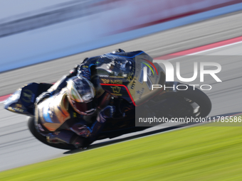 Ai Ogura (79) of Japan and Mt Helmets - Msi Boscoscuro during the race of the Motul Solidarity Grand Prix of Barcelona at Circuit de Barcelo...