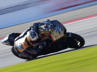 Ai Ogura (79) of Japan and Mt Helmets - Msi Boscoscuro during the race of the Motul Solidarity Grand Prix of Barcelona at Circuit de Barcelo...