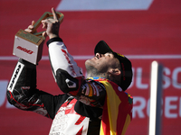 Aron Canet (44) Spain and Fantic Racing Kalex during the race of the Motul Solidarity Grand Prix of Barcelona at Circuit de Barcelona-Catalu...