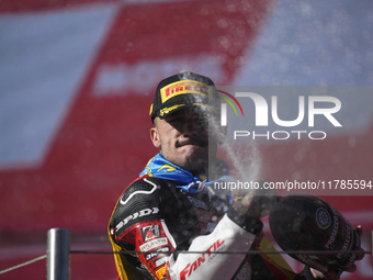 Aron Canet (44) Spain and Fantic Racing Kalex during the race of the Motul Solidarity Grand Prix of Barcelona at Circuit de Barcelona-Catalu...