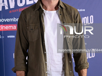 Luca Argentero attends the photocall for ''La Coda del Diavolo'' at Cinema Barberini in Rome, Italy, on November 11, 2024 (