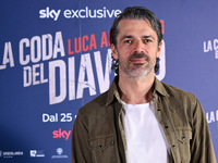 Luca Argentero attends the photocall for ''La Coda del Diavolo'' at Cinema Barberini in Rome, Italy, on November 11, 2024 (