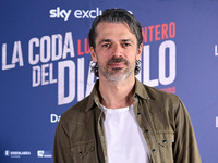 Luca Argentero attends the photocall for ''La Coda del Diavolo'' at Cinema Barberini in Rome, Italy, on November 11, 2024 (