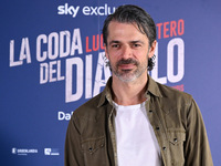 Luca Argentero attends the photocall for ''La Coda del Diavolo'' at Cinema Barberini in Rome, Italy, on November 11, 2024 (