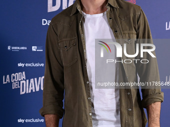 Luca Argentero attends the photocall for ''La Coda del Diavolo'' at Cinema Barberini in Rome, Italy, on November 11, 2024 (