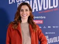 Cristiana dell'Anna attends the photocall for ''La Coda del Diavolo'' at Cinema Barberini in Rome, Italy, on November 11, 2024 (