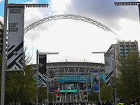 Wembley Way before the UEFA Nations League 2024/5, League B, Group B2 match between England and the Republic of Ireland at Wembley Stadium i...