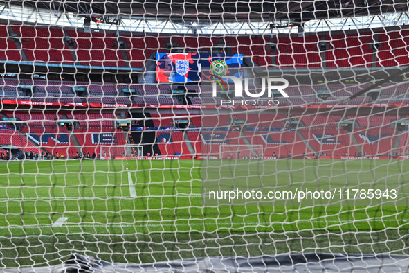 A general view inside the stadium during the UEFA Nations League 2024/5, League B, Group B2 match between England and the Republic of Irelan...