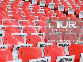 A general view inside the stadium during the UEFA Nations League 2024/5, League B, Group B2 match between England and the Republic of Irelan...