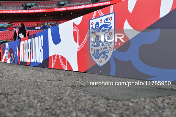 A general view inside the stadium during the UEFA Nations League 2024/5, League B, Group B2 match between England and the Republic of Irelan...