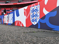 A general view inside the stadium during the UEFA Nations League 2024/5, League B, Group B2 match between England and the Republic of Irelan...