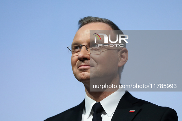 President of the Republic of Poland, Andrzej Duda, attends the Gala of the 35th Anniversary of the Scouting Association of the Republic of P...