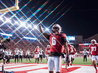 Wisconsin Badgers wide receiver Will Pauling #6 celebrates a touchdown against the Oregon Ducks at Camp Randall Stadium in Madison, Wisconsi...