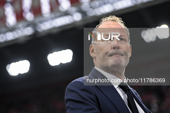 AFC Ajax Amsterdam legend and assistant trainer Danny Blind participates in the match between Ajax Legends and Real Madrid Legends at the Jo...