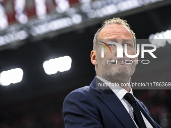 AFC Ajax Amsterdam legend and assistant trainer Danny Blind participates in the match between Ajax Legends and Real Madrid Legends at the Jo...