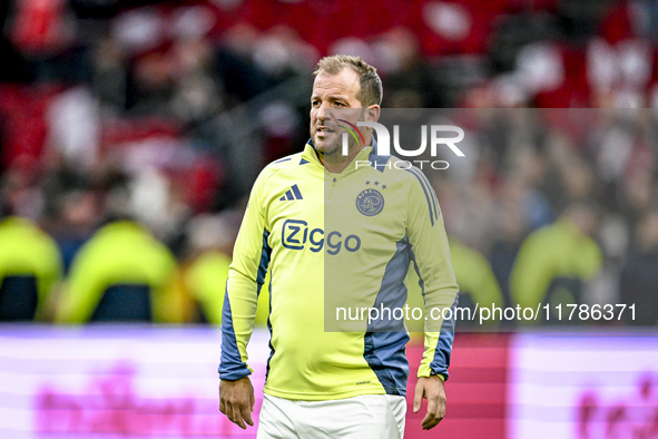 AFC Ajax Amsterdam legend Rafael van der Vaart plays during the match between Ajax Legends and Real Madrid Legends at the Johan Cruijff Aren...