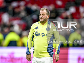 AFC Ajax Amsterdam legend Rafael van der Vaart plays during the match between Ajax Legends and Real Madrid Legends at the Johan Cruijff Aren...