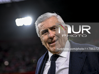 AFC Ajax Amsterdam legend assistant trainer Sjaak Swart participates during the match between Ajax Legends and Real Madrid Legends at the Jo...