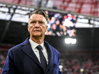 AFC Ajax Amsterdam legend trainer Louis van Gaal participates in the match between Ajax Legends and Real Madrid Legends at the Johan Cruijff...