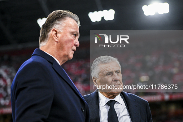 AFC Ajax Amsterdam legend assistant trainer Sjaak Swart participates during the match between Ajax Legends and Real Madrid Legends at the Jo...