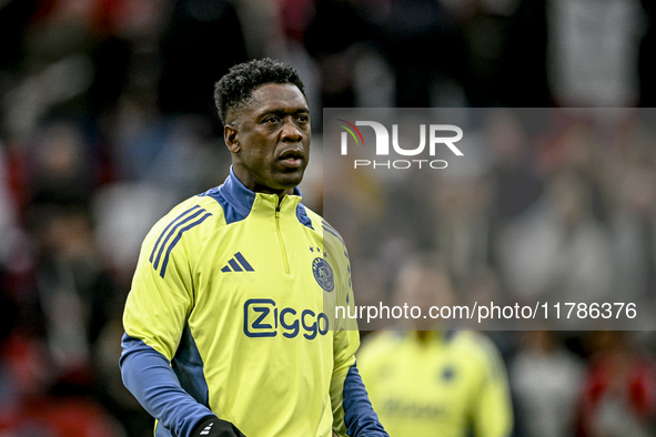 AFC Ajax Amsterdam legend Clarence Seedorf participates in the match between Ajax Legends and Real Madrid Legends at the Johan Cruijff ArenA...