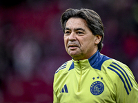 AFC Ajax Amsterdam legend and assistant trainer Sonny Silloy participates during the match between Ajax Legends and Real Madrid Legends at t...