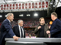 AFC Ajax Amsterdam legend assistant trainer Danny Blind, AFC Ajax Amsterdam legend assistant trainer Sjaak Swart, and AFC Ajax Amsterdam leg...