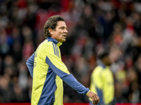 AFC Ajax Amsterdam legend Jari Litmanen participates in the match between Ajax Legends and Real Madrid Legends at the Johan Cruijff ArenA fo...