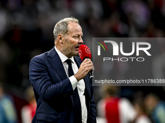 AFC Ajax Amsterdam legend and assistant trainer Danny Blind participates in the match between Ajax Legends and Real Madrid Legends at the Jo...