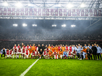 Ajax and Real Madrid legends participate in the match Ajax Legends vs. Real Madrid Legends at the Johan Cruijff ArenA for the Dutch Eredivis...