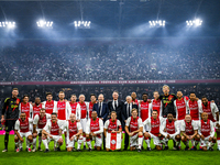 AFC Ajax Amsterdam legend goalkeeper Edwin van der Sar, AFC Ajax Amsterdam legend player Sonny Silooy, AFC Ajax Amsterdam legend player Fran...