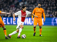 AFC Ajax Amsterdam legend Jari Litmanen participates in the match between Ajax Legends and Real Madrid Legends at the Johan Cruijff ArenA fo...