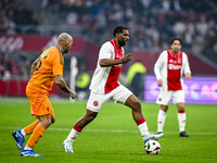 AFC Ajax Amsterdam legend Ryan Babel plays during the match between Ajax Legends and Real Madrid Legends at the Johan Cruijff ArenA for the...