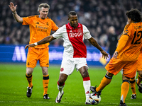 AFC Ajax Amsterdam legend Patrick Kluivert participates in the match between Ajax Legends and Real Madrid Legends at the Johan Cruijff ArenA...