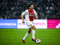 AFC Ajax Amsterdam legend Jari Litmanen participates in the match between Ajax Legends and Real Madrid Legends at the Johan Cruijff ArenA fo...