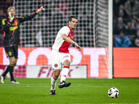 AFC Ajax Amsterdam legend Cristian Chivu participates in the match between Ajax Legends and Real Madrid Legends at the Johan Cruijff ArenA f...