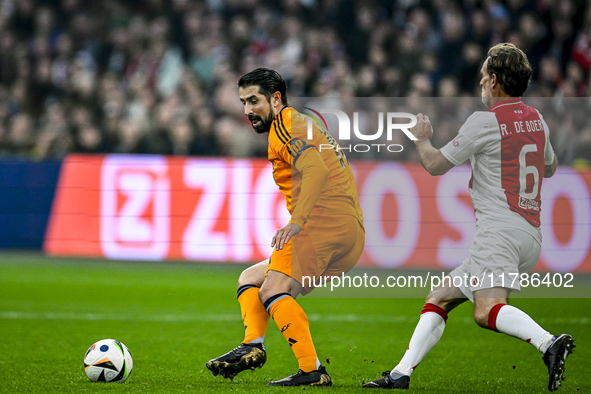 Real Madrid CF legend player Antonio Nunez participates in the match between Ajax Legends and Real Madrid Legends at the Johan Cruijff ArenA...