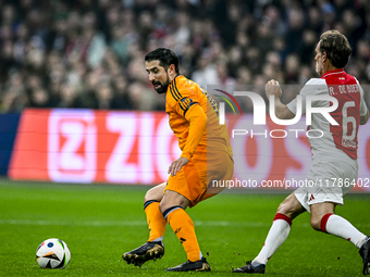 Real Madrid CF legend player Antonio Nunez participates in the match between Ajax Legends and Real Madrid Legends at the Johan Cruijff ArenA...