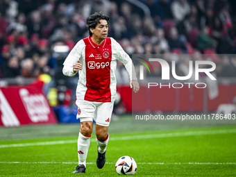 AFC Ajax Amsterdam legend Sonny Silooy participates in the match between Ajax Legends and Real Madrid Legends at the Johan Cruijff ArenA for...