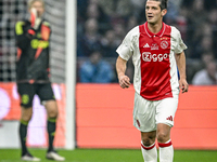 AFC Ajax Amsterdam legend Cristian Chivu participates in the match between Ajax Legends and Real Madrid Legends at the Johan Cruijff ArenA f...