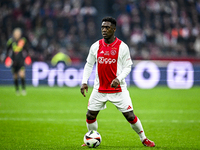 AFC Ajax Amsterdam legend Clarence Seedorf participates in the match between Ajax Legends and Real Madrid Legends at the Johan Cruijff ArenA...