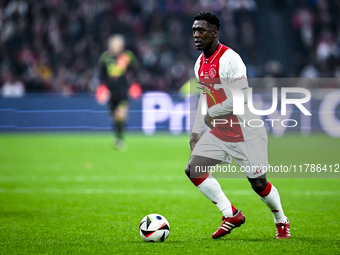 AFC Ajax Amsterdam legend Clarence Seedorf participates in the match between Ajax Legends and Real Madrid Legends at the Johan Cruijff ArenA...