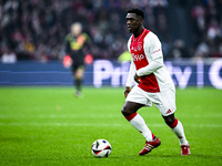 AFC Ajax Amsterdam legend Clarence Seedorf participates in the match between Ajax Legends and Real Madrid Legends at the Johan Cruijff ArenA...