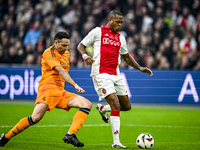 Real Madrid CF legend Antonio Nunez and AFC Ajax Amsterdam legend Patrick Kluivert participate in the match between Ajax Legends and Real Ma...