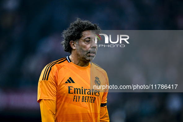 Real Madrid CF legend Ivan Campo participates in the match between Ajax Legends and Real Madrid Legends at the Johan Cruijff ArenA for the D...