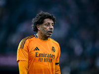 Real Madrid CF legend Ivan Campo participates in the match between Ajax Legends and Real Madrid Legends at the Johan Cruijff ArenA for the D...