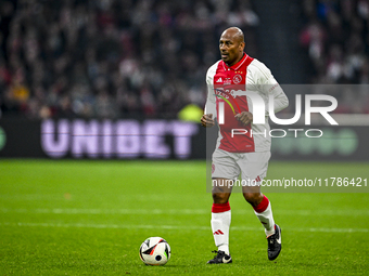 AFC Ajax Amsterdam legend Aron Winter participates in the match between Ajax Legends and Real Madrid Legends at the Johan Cruijff ArenA for...