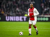 AFC Ajax Amsterdam legend Aron Winter participates in the match between Ajax Legends and Real Madrid Legends at the Johan Cruijff ArenA for...