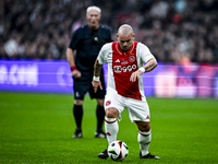 AFC Ajax Amsterdam legend Wesley Sneijder participates in the match between Ajax Legends and Real Madrid Legends at the Johan Cruijff ArenA...